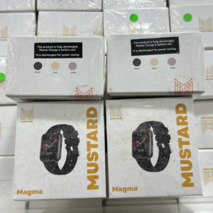 Mustard Magma with 1.8" Amoled Display BT Calling SmartWatch