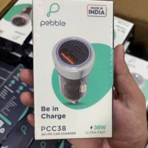 Pebble pcc38 qc+pd car charger 38w
